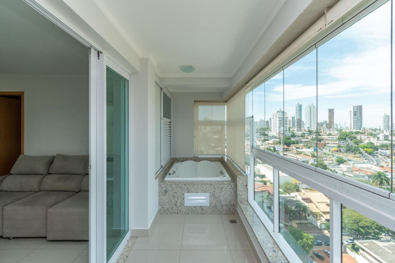 Apartamento De 1 Quarto Com Vista Para O Parque Vaca Brava E Com Jacuzzi No Setor Bueno - El1802 Goiânia Exterior foto