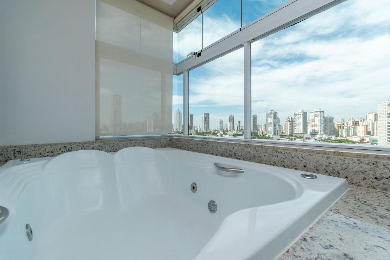 Apartamento De 1 Quarto Com Vista Para O Parque Vaca Brava E Com Jacuzzi No Setor Bueno - El1802 Goiânia Exterior foto